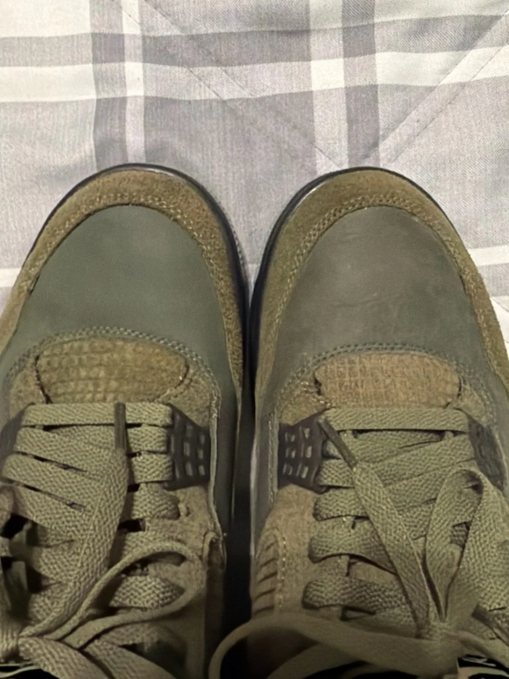 Jordan Men’s Sneakers - Olive Green Suede